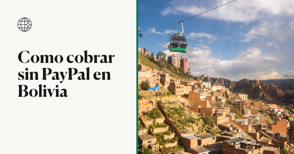 El teleferico de La Paz, Bolivia, sobre la ciudad